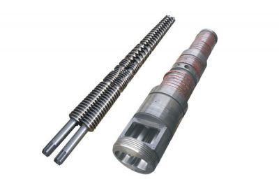 Conical twin screw &barrel